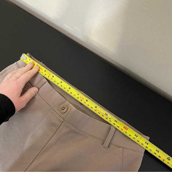BetaBrand Classic Bootcut Dress Pant Yoga Pant Tan Khaki Twill Size Small - Picture 8 of 11
